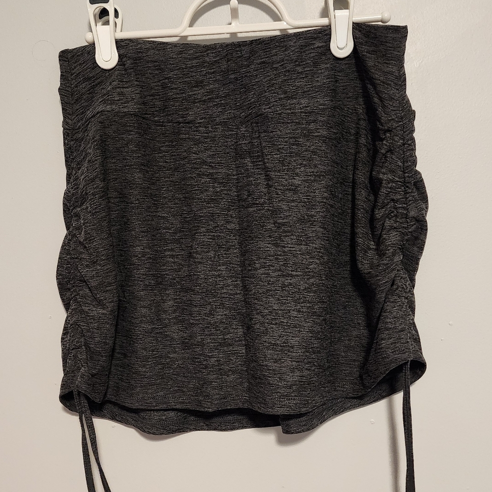Kyodan Dark Gray Skort with Ruched Sides